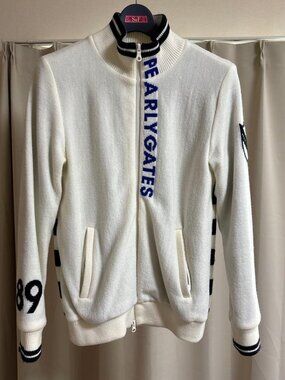 PEARLY GATES Men's Striped Golf Jacket Size 4 ( M ) 9750